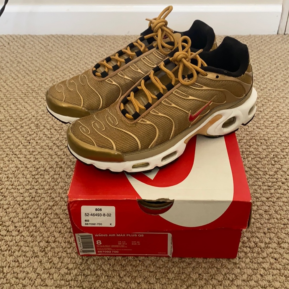 Nike Metallic Gold Air Max Plus